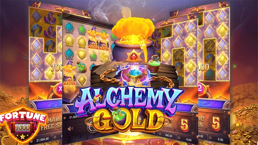 ทดลองเล่นสล็อต Alchemy Gold